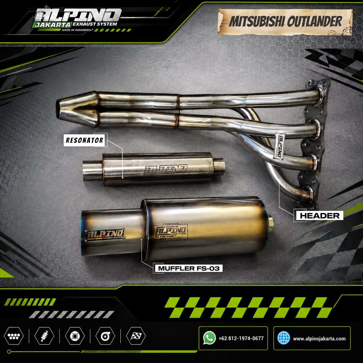 knalpot Outlander